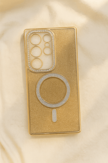 Glitter Magnetic Ring Mobile Case