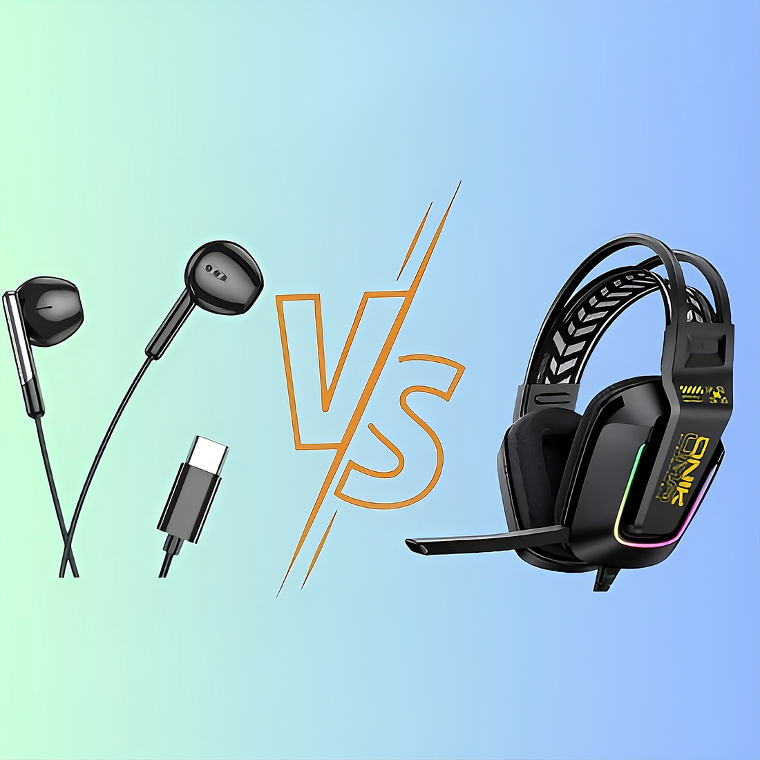 Headphones vs Earphones for Gaming