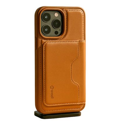 Leather Style Wallet Case iPhone