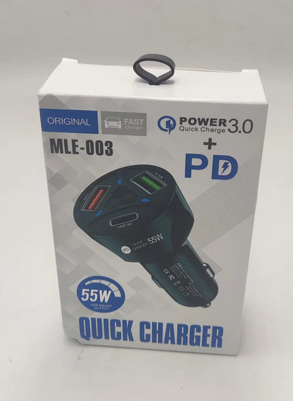 Hootoo - 3 Port Car Charger