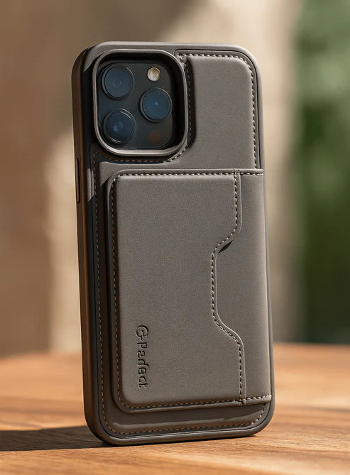 Leather Style Wallet Case iPhone