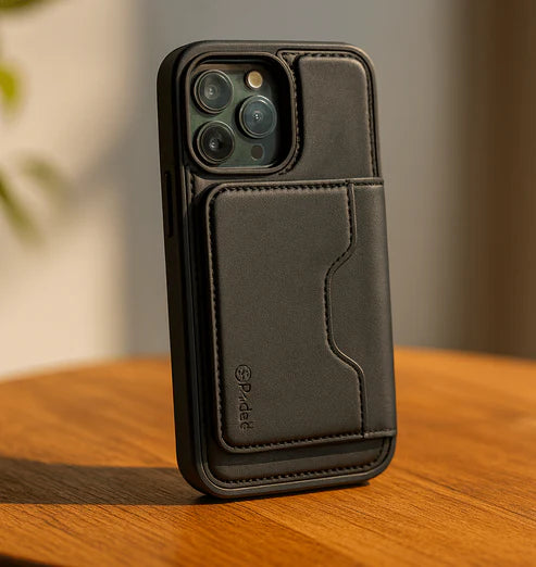 Leather Style Wallet Case iPhone