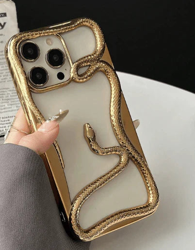 Luxury Snake Frame iPhone Case