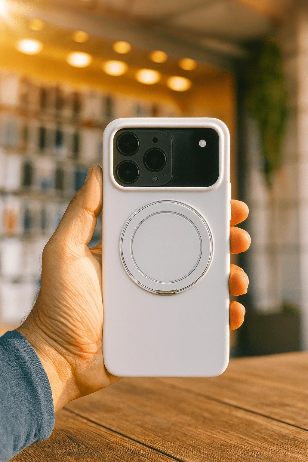 MagSafe-Compatible Silicone Shockproof iPhone Cover