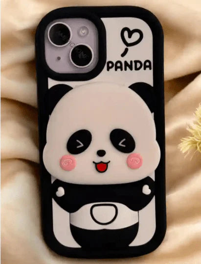 Silicone 3D Design Cartoon iPhone Case