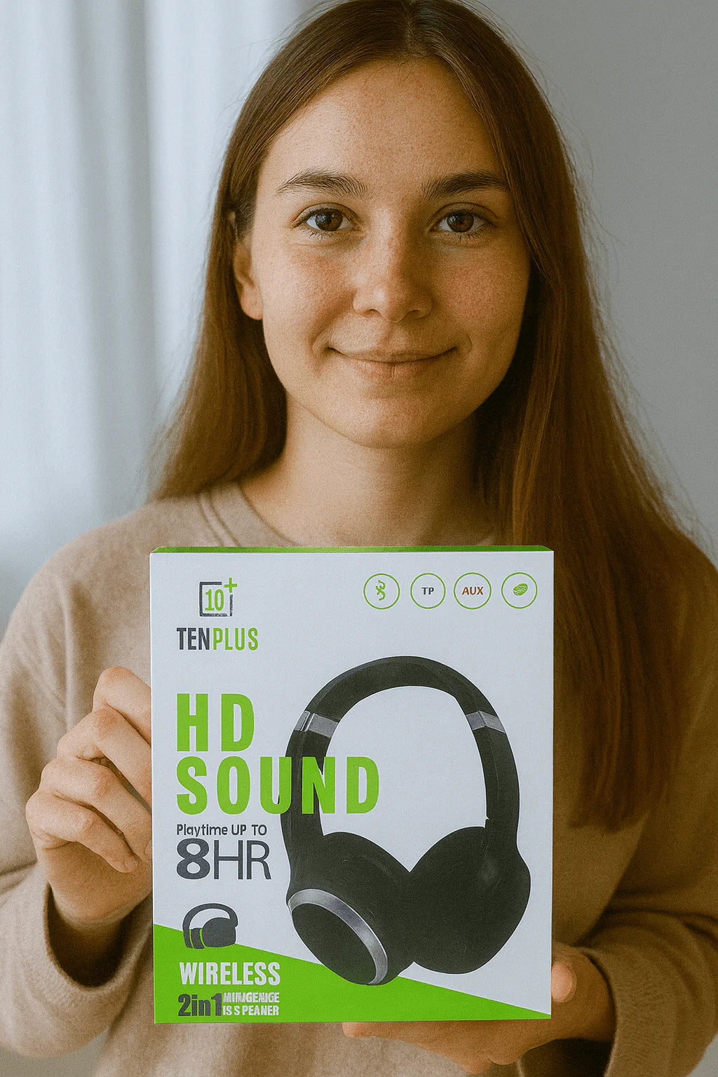 TenPlus - Wireless 2-in-1 Headphones